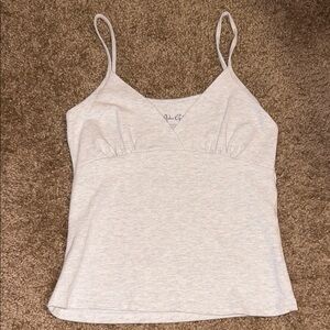 Brandy Melville Light Gray Spaghetti Strap Camisole